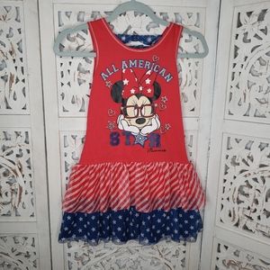 Disney Minnie All American Star Dress Size M (7/8)